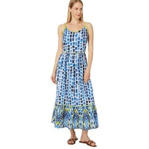 NWT Nic+Zoe Brushstroke Blues Cotton Sundress